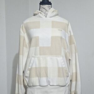Vans Cream & White Checkerboard Pullover Hoodie
